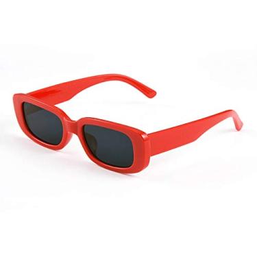 Imagem de Óculos de Sol Quadrado de Luxo Viagem Pequeno Retangular Óculos de Sol Masculino Feminino Vintage Retro Lunette De Soleil Femme,5,China