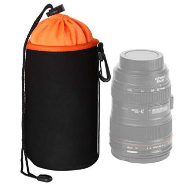 Imagem de Yunchao Acessórios para câmeras SLR Câmera de lente Micro Lens de lente única Lente Saco interno Bile Protective Case de proteção à prova d'água mais espessamento de veludo, diâmetro: 10cm, altura: 1