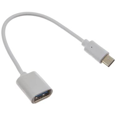 Imagem de MD9 Adaptador OTG TIPO-C para USB fêmea 3.0 com fio, Branco