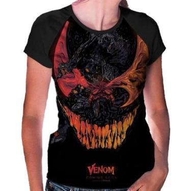 Imagem de Camiseta Raglan Baby Look Venom Ref:61 - Smoke
