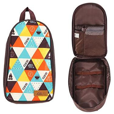 Imagem de Organizador de utensílios de cozinha portátil Bolsa de armazenamento para viagem ao ar livre para churrasco e utensílios de cozinha para acampamento