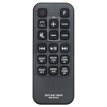 Imagem de AKB74815331 Ajuste remoto substituído para LG Soundbar Wireless Subwoofer SH2 SH4 SPH5B-W SH4D SPJ4B-W SHC4 SJ3 SJ4 MA5