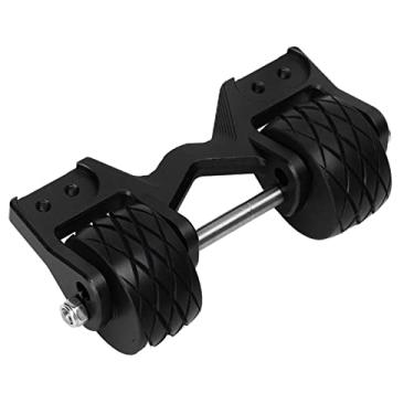 Imagem de Wheelie Bar, liga de alumínio profissional de alto desempenho ajustável RC barra de roda e roda de pé frontal, kit de barra de roda de cabeça para cima acessórios para carro Traxxas Maxx 1/10 RC (preto)