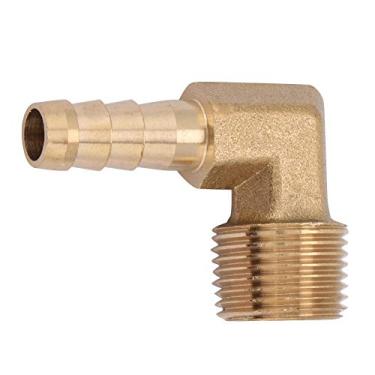 Imagem de Cotovelo macho de latão, G3/8 durável 2 peças/conjunto redutor de farpa de mangueira de latão, anticorrosão para mangueira de água óleo e gases inertes combustível (3 minutos 8)