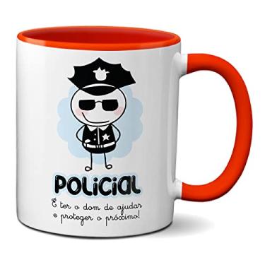 Imagem de Caneca Policial É Ter O Dom De Ajudar e Proteger O Próximo (Vermelha)