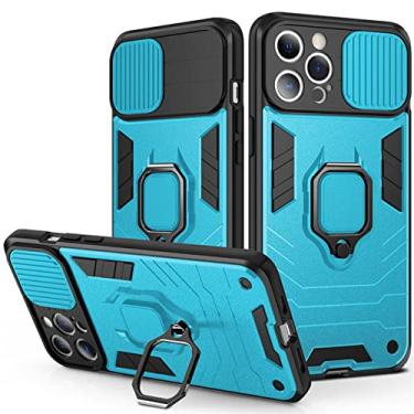 Imagem de Para iPhone 13 Slide Armor Capa de telefone à prova de choque para iPhone 12 11 13Pro Max XR XS Max X 14Pro max Tampa traseira do suporte de anel magnético, T5, para iPhone 11Pro Max