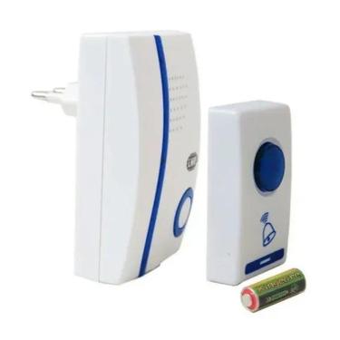 Imagem de Campainha Sem Fio Wireless Residencial Atomo