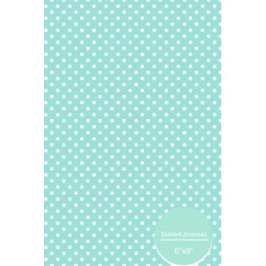 Imagem de Diário pontilhado: capa de bolinhas azul ciano, caderno diário de grade de pontos para escrever, páginas de lista para uso multiuso, agenda, livro de desenho de trabalho de design, brochura (cadernos pontilhados) (volume 5)