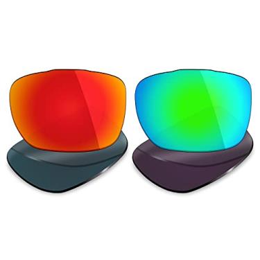 Imagem de Mryok 2 pares de lentes polarizadas de substituição para óculos de sol Oakley TwoFace – Opções