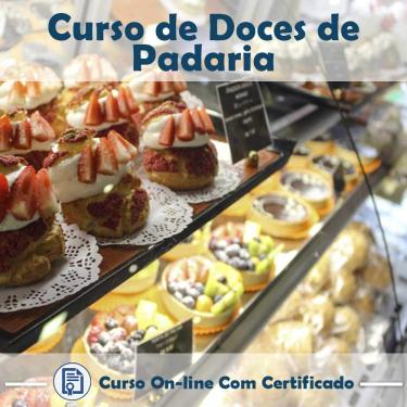 Imagem de Curso online em videoaula sobre Doces de Padaria com Certificado + 2 brindes