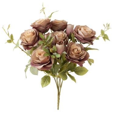 Imagem de Buquê de rosas Brilliance Diana 50cm marrom