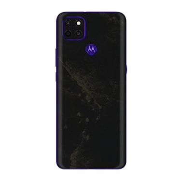 Imagem de Skin Adesivo Traseira Fibra Carbono e outras texturas Para Moto G9 Power (Mármore Black)