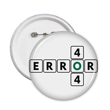 Imagem de Arranjo de erros, busca, coincidência, pinos, emblema, botão, acessórios, decoração, 5 peças