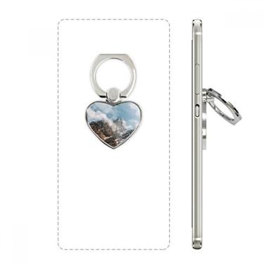 Imagem de Suporte universal para celular com cenário de ciência florestal de nevoeiro, suporte universal