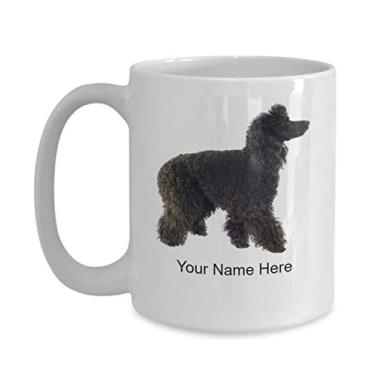Imagem de Caneca de poodle personalizada - Caneca de café para amantes de cães - Caneca de poodle personalizada - Caneca de café de 425 g