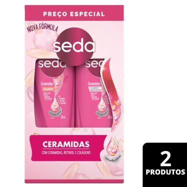 Imagem de Kit Seda Ceramidas Shampoo + Condicionador com 325ml cada 1 Unidade