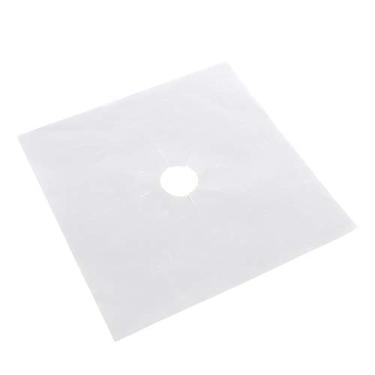 Imagem de Capas Para Queimador De Fogão Sluffs, Protetor De Fogão A Gás, 6 Unidades/conjunto Protetor De Fogão A Gás De Fibra De Vidro Reutilizável Protetor De Tapete Protetor Ferramenta De Cozinha(Prata)