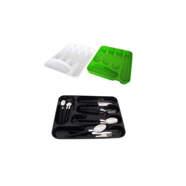 Imagem de Porta Talher Gaveta Plastico Colors 5 Divisorias 33X25,5Cm