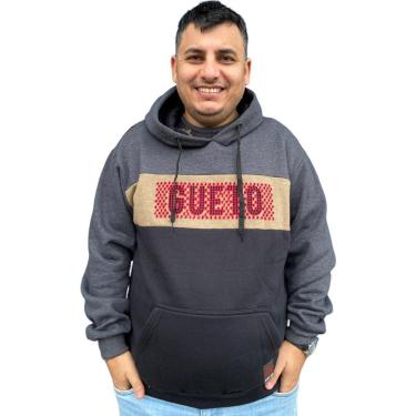 Imagem de BLUSA MOLETOM MASCULINA TAMANHO GRANDE PLUS SIZE GANGSTER-Masculino