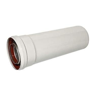 Imagem de shamjina Tubo de fogão, aquecedor de água a gás, acessórios para tubos de exaustão, comprimento, parede dupla, chaminé, tubo reto encaixotado para, 50CM