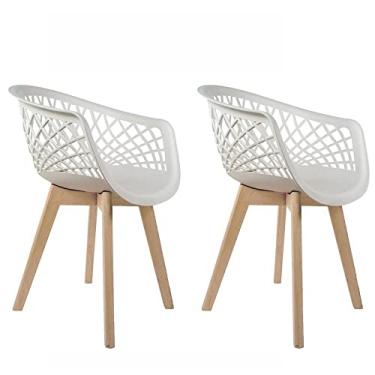 Imagem de Kit 2 Cadeiras Pp Web Empório Tiffany Branco
