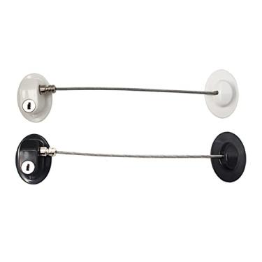 Imagem de Fechadura de armário de aço inoxidável 304 trava de limite de fio de aço inoxidável para fechaduras de limite para ferrolhos e travas de geladeira de armário