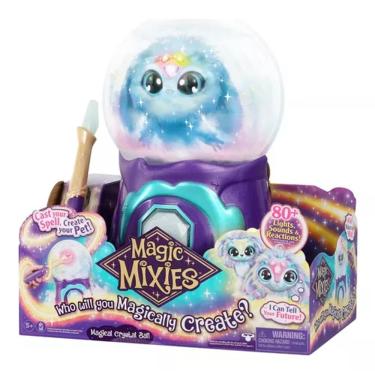 Imagem de Magic Mixies Crystal Ball - Bola De Cristal Magica Surpresa Com 80 Sons , Reações e Luzes – Azul - Candide