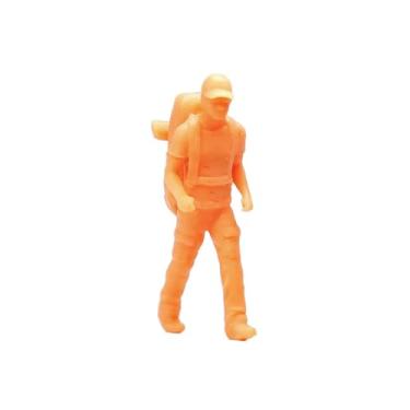 Imagem de Vaveren 1/64 figuras pequenas pessoas modelo resina figuras sem pintura diorama figuras para acessórios decoração micro paisagem modelo trem, d