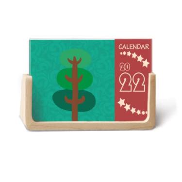 Imagem de Agenda de mesa com desenho de farinhas de árvore forte 2022 12 meses