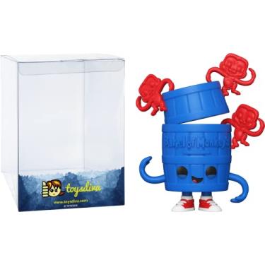 Imagem de B a r r e l of Monkeys: P o p ! Conjunto de estatuetas de vinil de brinquedos retrô com 1 protetor gráfico compatível 'ToysDiva' (100 - 57809 - B)