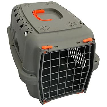 Imagem de Caixa De Transporte Pet N 2 Para Cães e Gatos Durapets Neon Cor:Laranja
