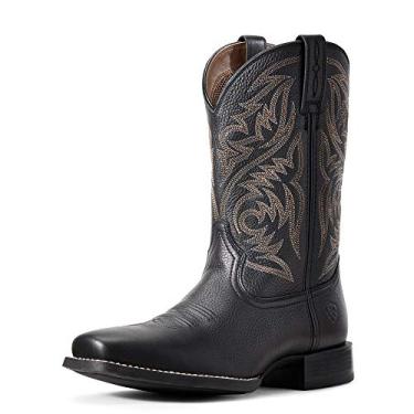 Imagem de ARIAT Bota masculina esportiva estilo western Herdsman, Cervo preto, 8.5 Wide
