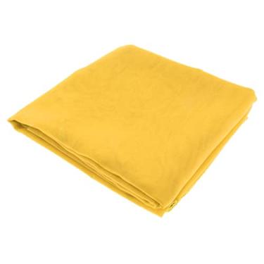 Imagem de Dynwave Véu de Dança do Ventre em Seda com Detalhes Brilhantes, Amarelo, Um tamanho