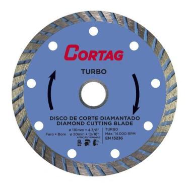 Imagem de Disco Cortag Diamantado Turbo 110X20mm
