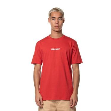 Imagem de Camiseta Element Blazin Chest Center - Vermelho
