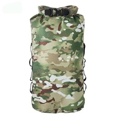 Imagem de Mochila camuflada à prova d'água portátil para esportes ao ar livre rafting bolsa de rastreamento de rio para natação bolsa seca 3L 5L 10L 20L 35L (3L-Com 2 alças)