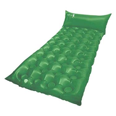 Imagem de Colchão Caixa De Ovo Sem Orifício Água Verde 90cm X 1.90mts