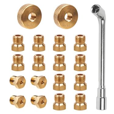 Imagem de GASPRO Kit de conversão de gás natural, bocal de orifícios de propano para NG, para chapa Blackstone de 71 cm e 91 cm, combo Rangetop, Tailgater, peças de reposição de queimador DIY