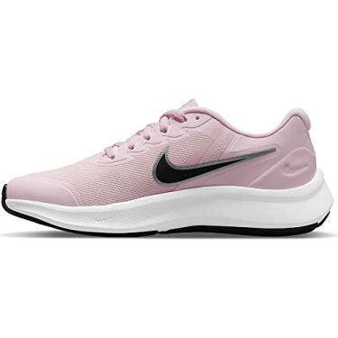Imagem de Nike Unisex-Child Star Runner 3 (GS) Sneaker (Pink Foam/Black, Numeric_3_Point_5)