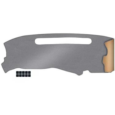 Imagem de QUYDDC Capa de painel Dacron de atualização adequada para Blazer/ S10 1998-2005, G-MC Sonoma/Jimmy 1998-2004 eficaz antirreflexo, proteção solar, à prova de poeira, à prova de UV - cinza