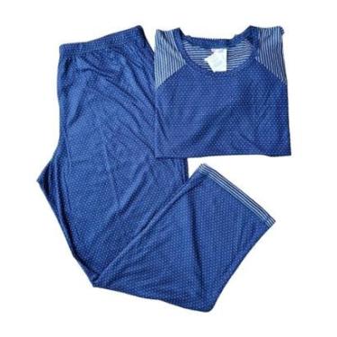 Imagem de PIjama Feminino Inverno Conjunto Manga Comprida Calça Viscose Plus Size G5 Ao G7 Top Girl-Feminino