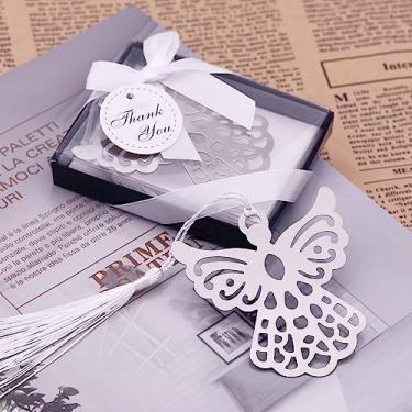 Imagem de Winrase® Marcador de livro em caixa de presente coleção Angel Bookmark lembrancinha de casamento (conjunto de 12)