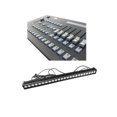 Imagem de Kit 2 Ribalta Pixel Outdoor 24X18W E Mesa Controladora