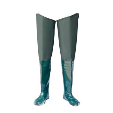 Imagem de Waders Waders De PVC À Prova D'água, Botas Leves De Pesca Para Homens E Mulheres, Botas De Cano Alto De 80 Cm Para Agricultura E Caça(42 EU)