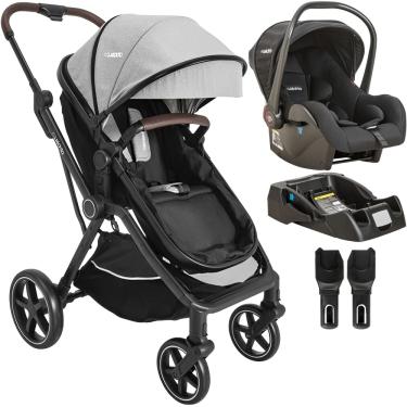 Imagem de Carrinho de Bebe com Bebe Conforto e Base Kiddo Nomad Grafite