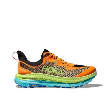 Imagem de Tênis Hoka One One Mafate Speed 4 Laranja/Preto Masculino-Masculino