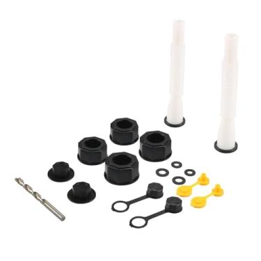 Imagem de Milageto O gás pode bico gás pode bico substituição parafuso colar tampas rosca grossa linha fina para automotivo