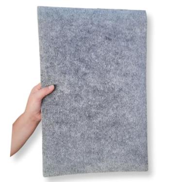 Imagem de Arranhador para Gatos Adesivo de Carpete 1 metro quadrado (7un x 31x48cm) (Cinza claro)