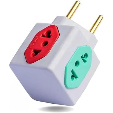 Imagem de Adaptador Benjamin Cubo 3d 3 Entradas Universal