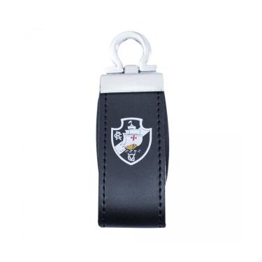 Imagem de Pen Drive de Couro Sintético do Brasão do Seu Time - 7.6GB